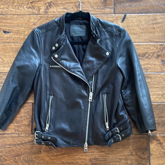 All Saints Jackets & Blazers - AllSaints turne biker leather jacket